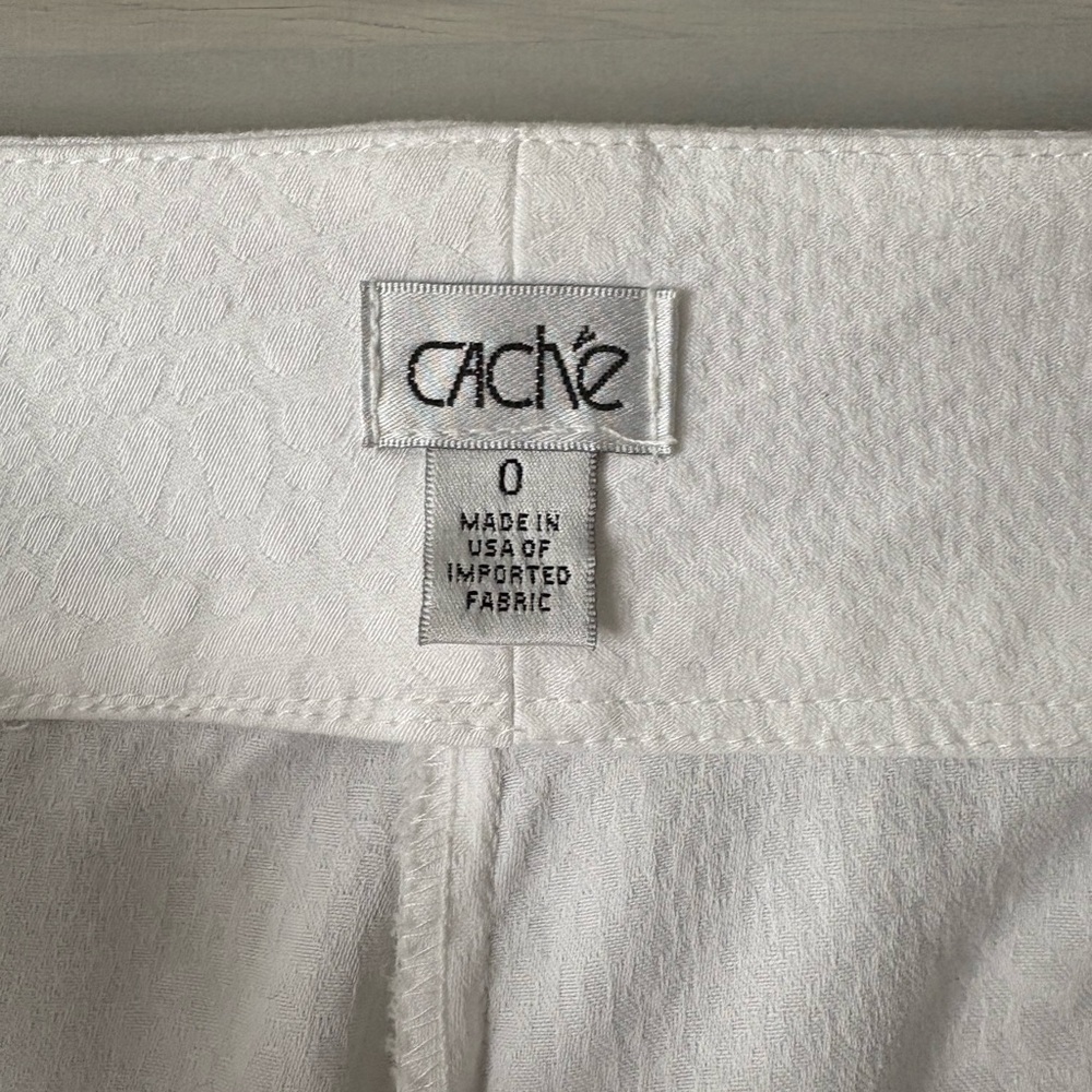 Cache White Flared Pants - Picture 3 of 7